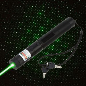 Luciana 200mW 532nm grün brennende Laserpointer Austauschbare Linse