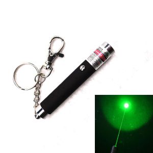 	532nm Green Laser Pointer, 50mW class 3B laser, small mini shape, powered by one AAA battery(not included), laser beam range is about half a mile, aluminum alloy shell with a keychain. There are 3 optional shell colors for this series: black, white, and 